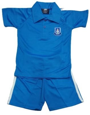 K.G ACTIVITY. BOYS AND GIRLS. LIGHT BLUE. FRONT